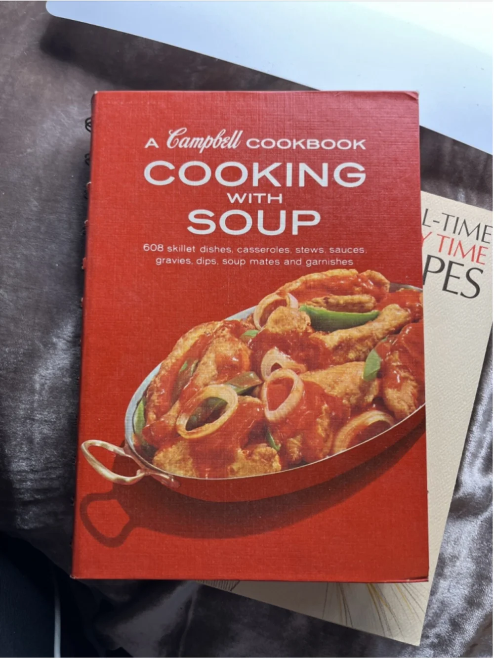 Vintage Campbell Cookbook Cooking With Soup Spiral Bound 608 Recipes Illustrated